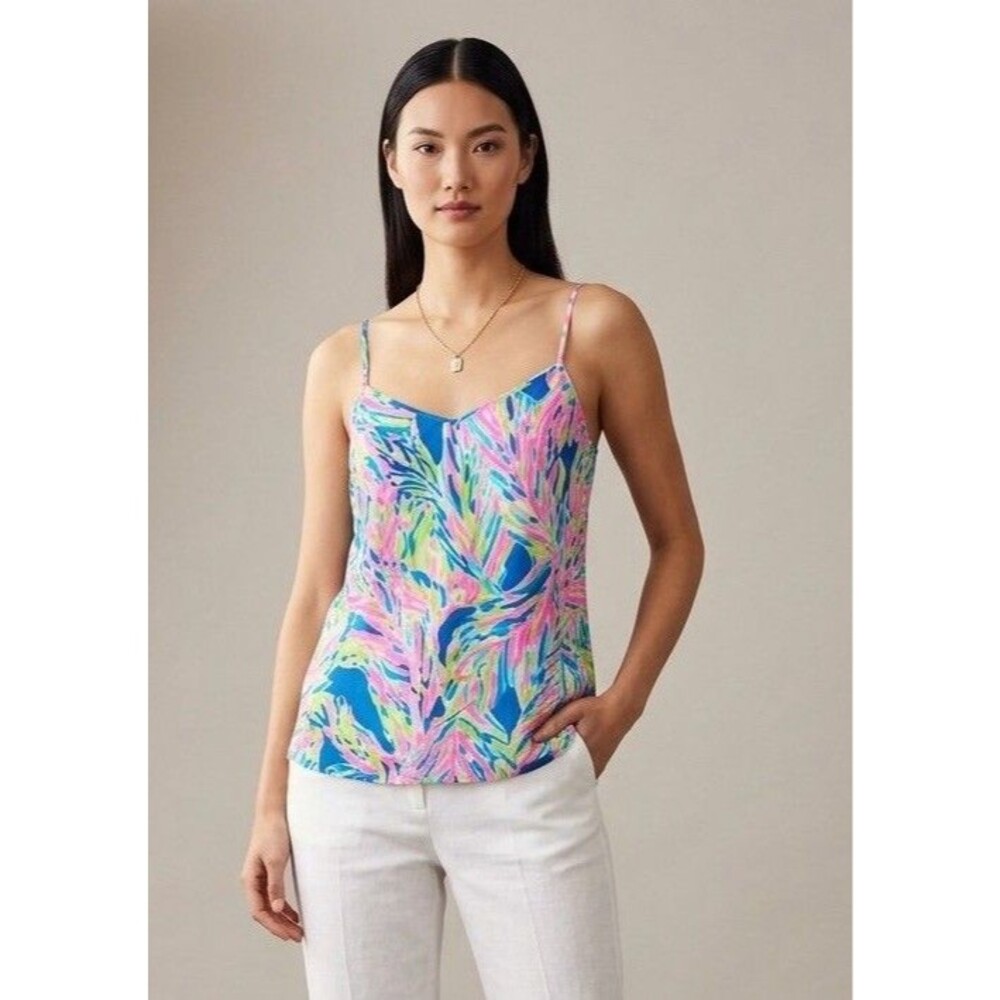 Lilly Pulitzer Women’s 100% Silk Camisole Tank Top Size XS